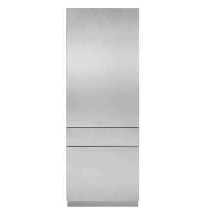 Monogram ZKSSN809NLH 30" Integrated Refer SS Solid Door Panel 80" Opening -3/4" LH Stainless Steel - ZKSSN809NLH