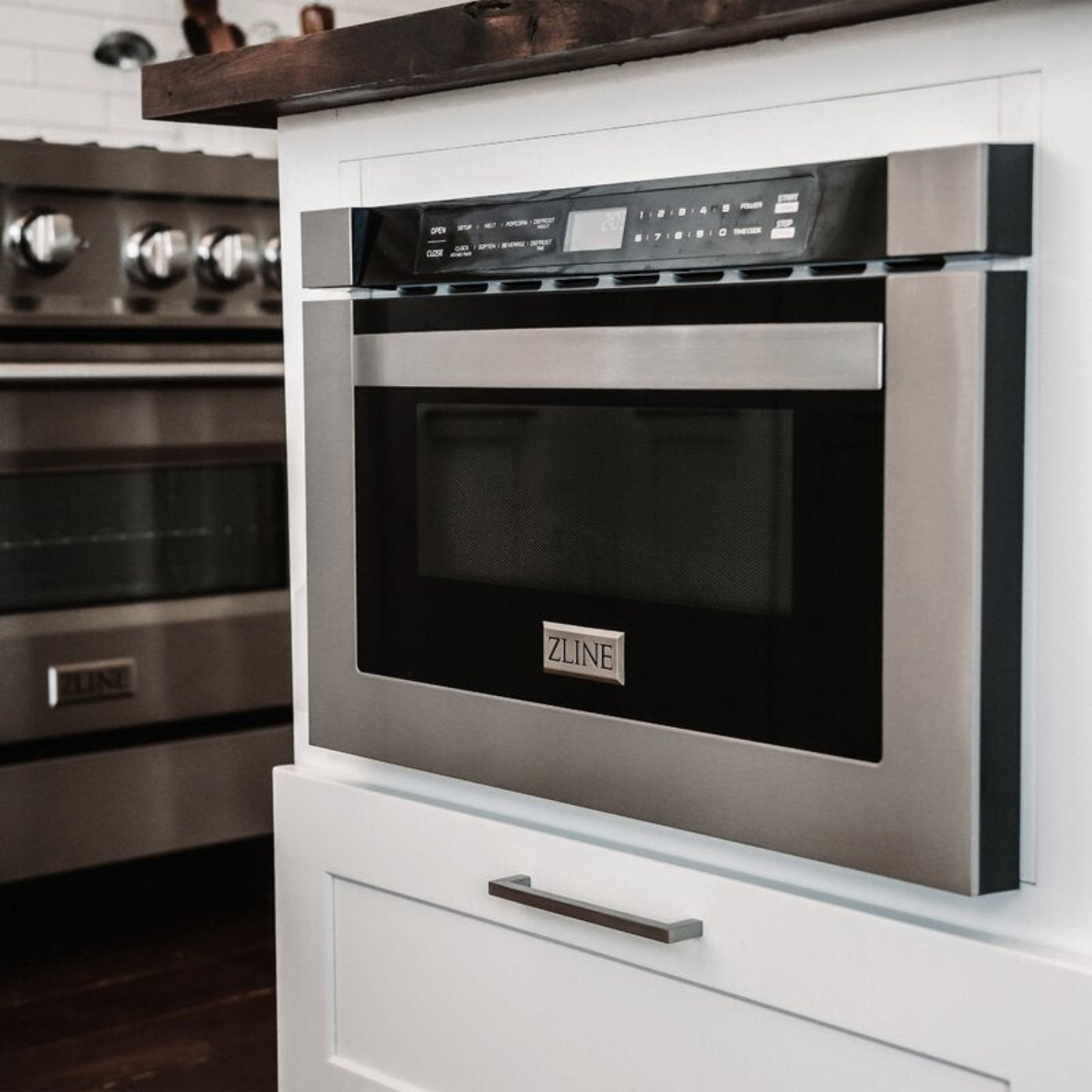 ZLINE 24 Inch 1.2 Cu. Ft. Microwave Drawer In Stainless Steel,  - MWD-1