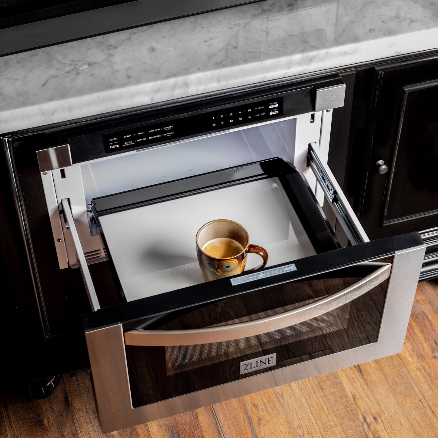 ZLINE 24 Inch 1.2 Cu. Ft. Microwave Drawer In Stainless Steel,  - MWD-1