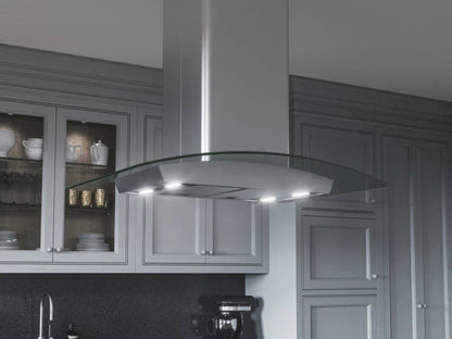 Zephyr ZMLE42CS 42" Milano Island Stainless Steel - ZMLE42CS
