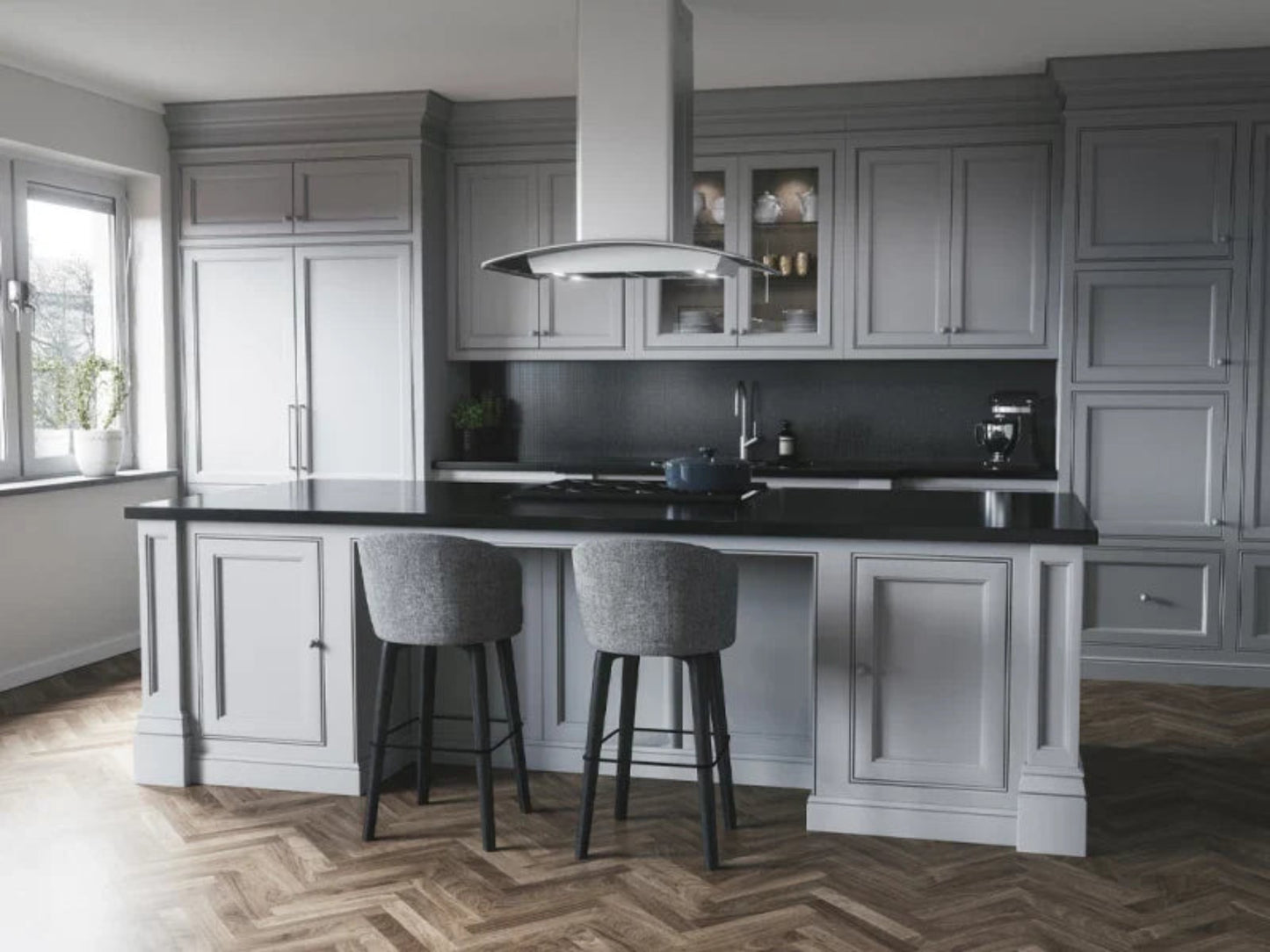 Zephyr ZMLE42CS 42" Milano Island Stainless Steel - ZMLE42CS