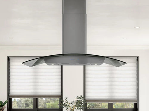 Zephyr ZREE42BBSGG 42" Ravenna Island Black Stainless Steel - ZREE42BBSGG