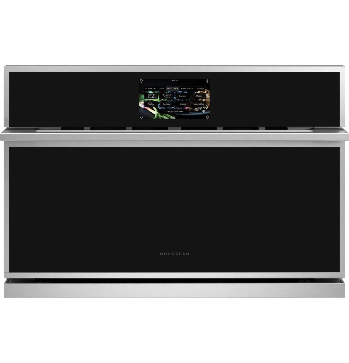 Monogram ZSB9231VSS 30" Minimalist Five-in-One Wall Oven with 240V Advantium Technology Stainless Steel - ZSB9231VSS