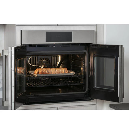 Monogram ZTSX1FPSNSS 30" Statement French-Door Single Wall Oven Stainless Steel - ZTSX1FPSNSS