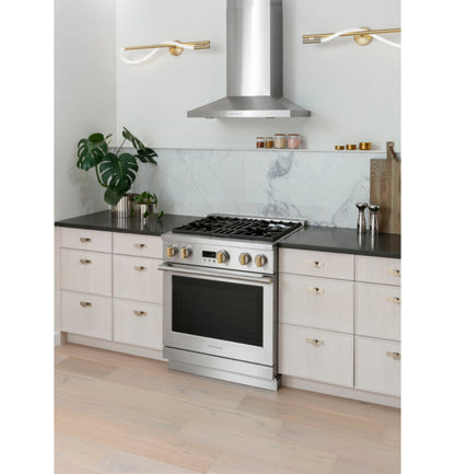 Monogram ZVW8301SWSS 30" Wall-Mounted Vent Hood Stainless Steel - ZVW8301SWSS
