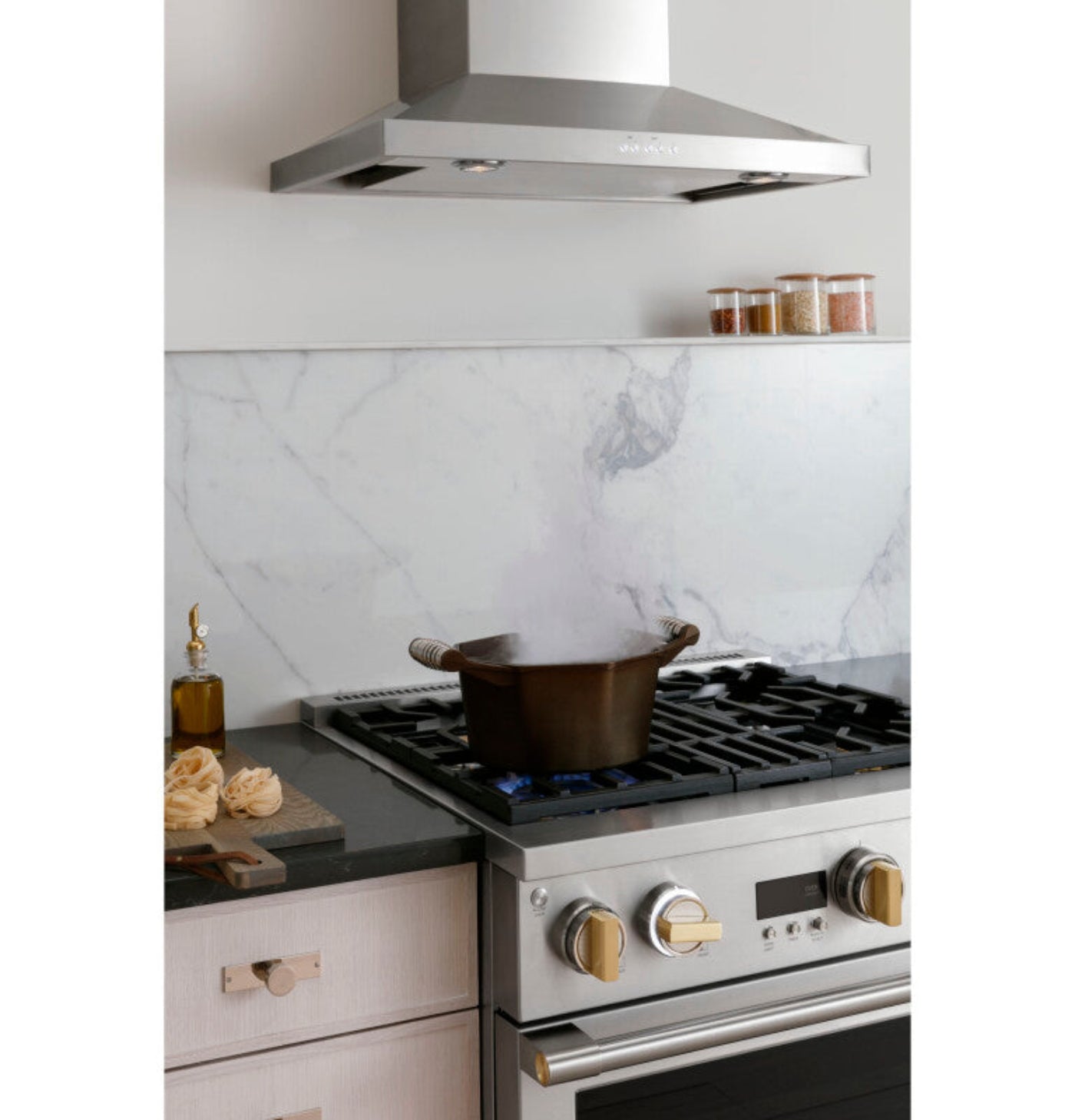 Monogram ZVW8301SWSS 30" Wall-Mounted Vent Hood Stainless Steel - ZVW8301SWSS