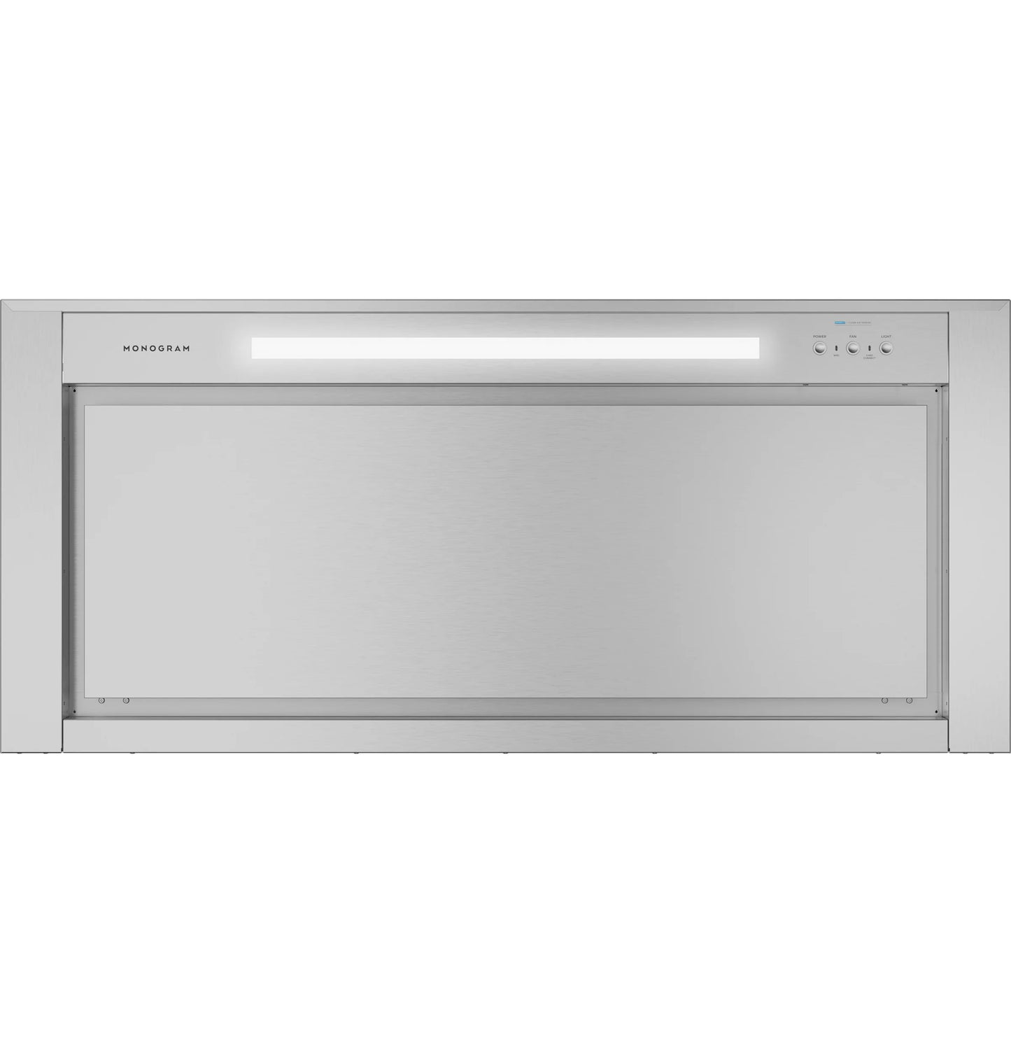 Monogram ZVWS481SRSS 48" Wall-Mounted Pyramid Chimney Vent Hood with Air Quality Sensors Stainless Steel - ZVWS481SRSS