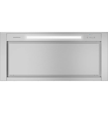 Monogram ZVWS481SRSS 48" Wall-Mounted Pyramid Chimney Vent Hood with Air Quality Sensors Stainless Steel - ZVWS481SRSS