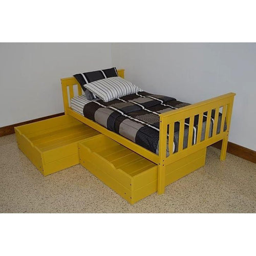 A & L Furniture 2 Piece Drawers - 3230-Twin-Unfinished