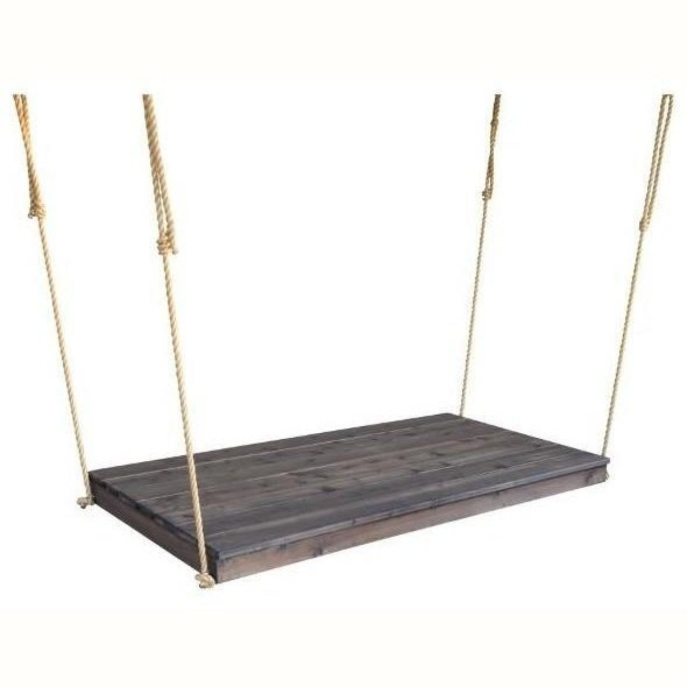 A & L Furniture 75" Twin Mattress Newport Bed (Rope Included) - 316C-UNF