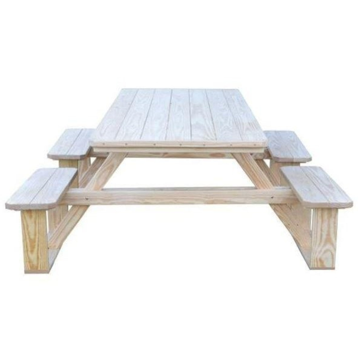 A & L Furniture 8' Walk-In Table - Specify for FREE 2" Umbrella Hole - 288PT-Cedar