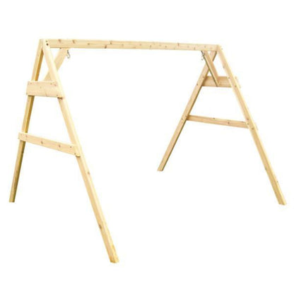 A & L Furniture Cedar 2x4 A-Frame Swing Stand for Swing or Swingbed (Hangers Included) - 804C-4FT-Unfinished