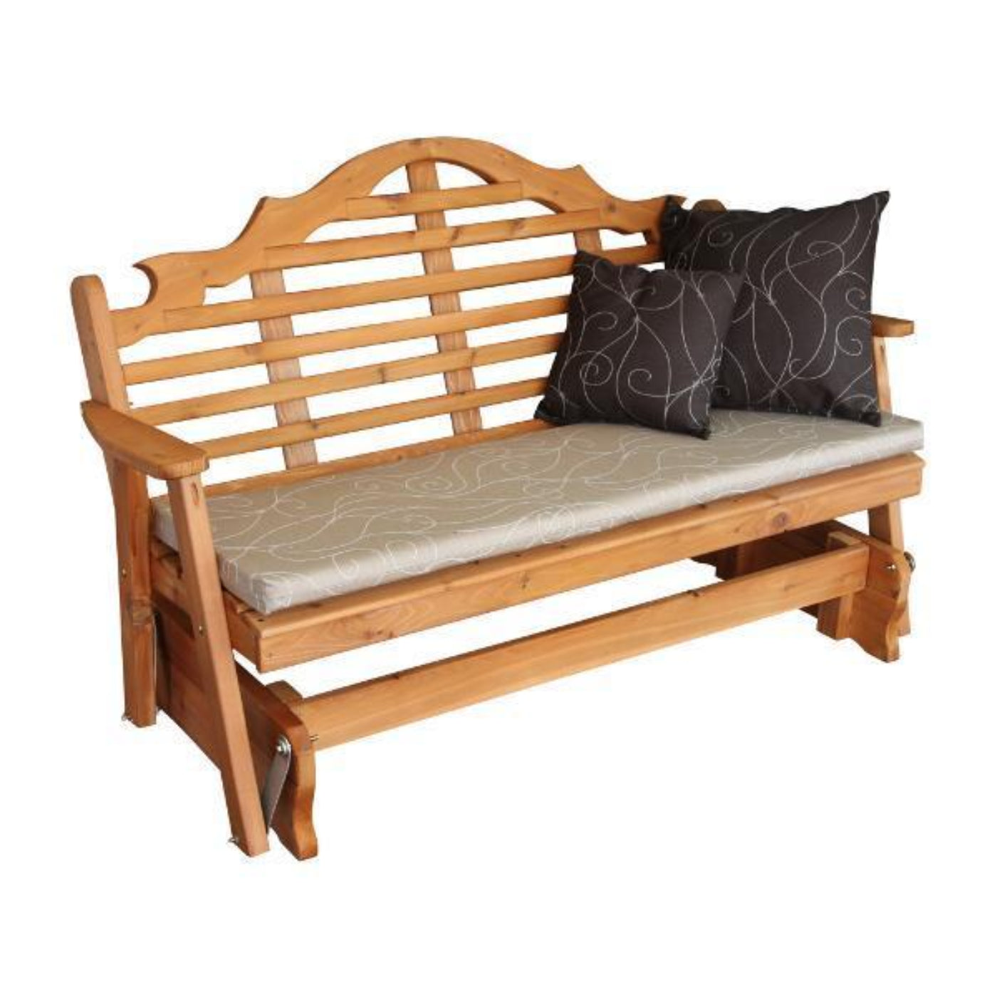 A & L Furniture Cedar Marlboro Glider - 571C-4FT-Unfinished Price