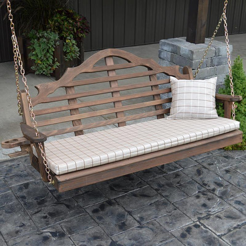A & L Furniture Cedar Marlboro Swing - 371C-4FT-Unfinished