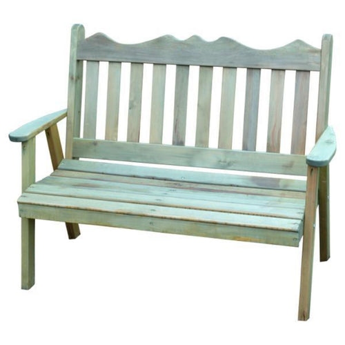 A & L Furniture Cedar Royal English Garden Bench - 511C-4FT