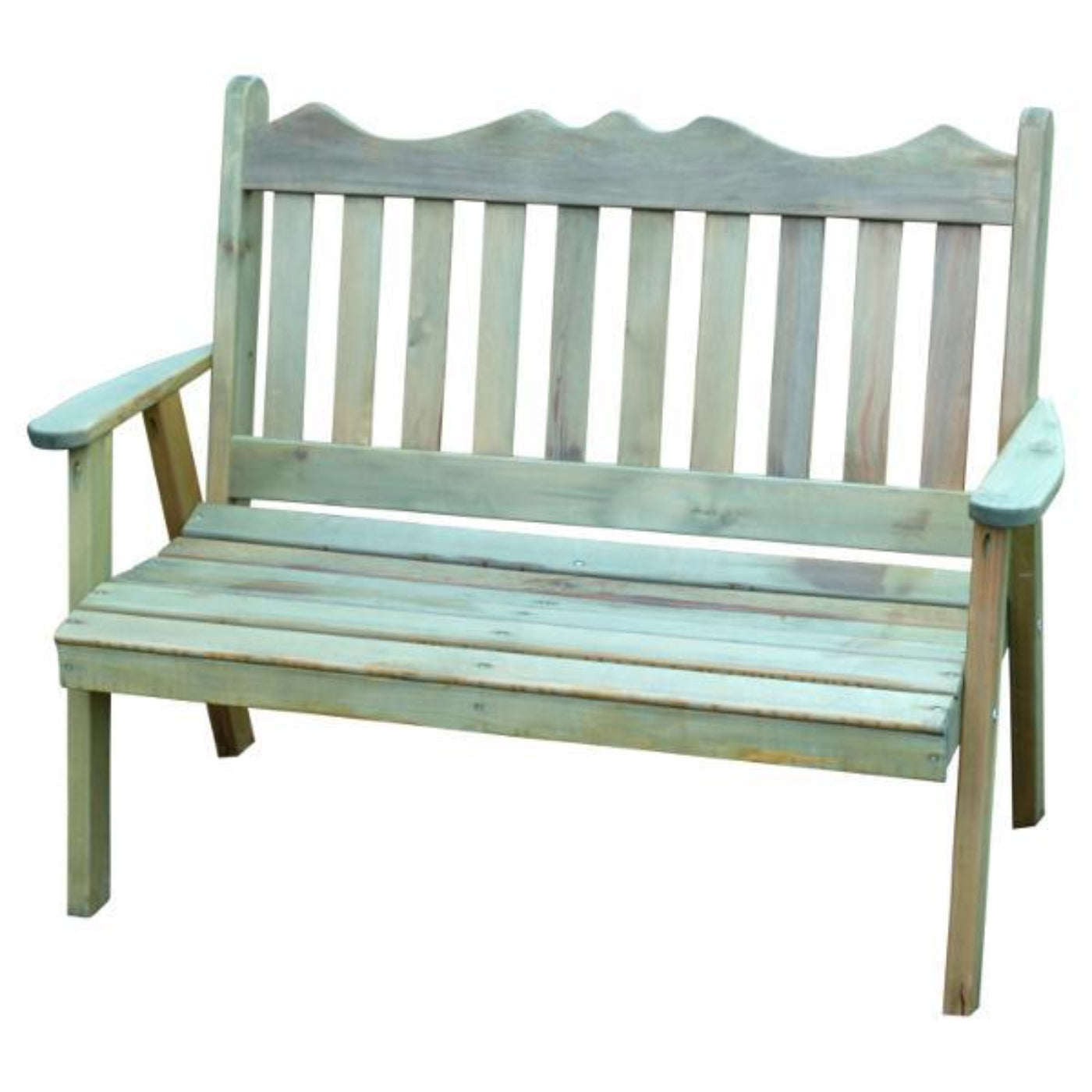 A & L Furniture Cedar Royal English Garden Bench - 511C-4FT