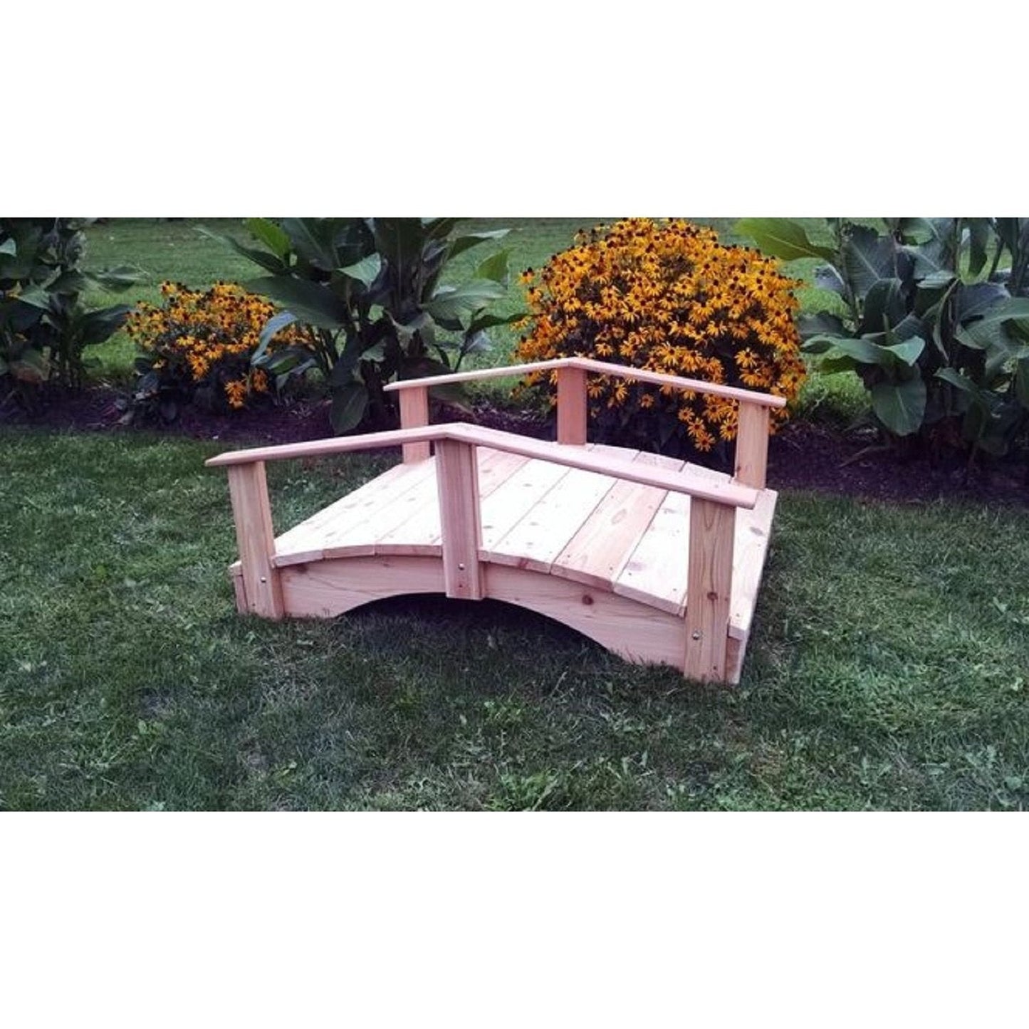 A & L Furniture Oriental Garden Cedar Bridge - 3104C-UNF