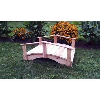 A & L Furniture Oriental Garden Cedar Bridge - 3104C-UNF