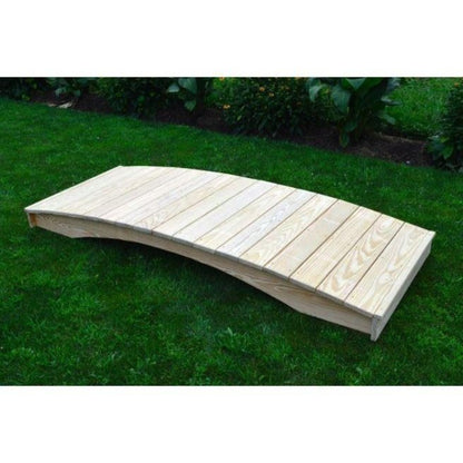 A & L Furniture Plank Garden Bridge in Pressure Treated Pine - 3004
