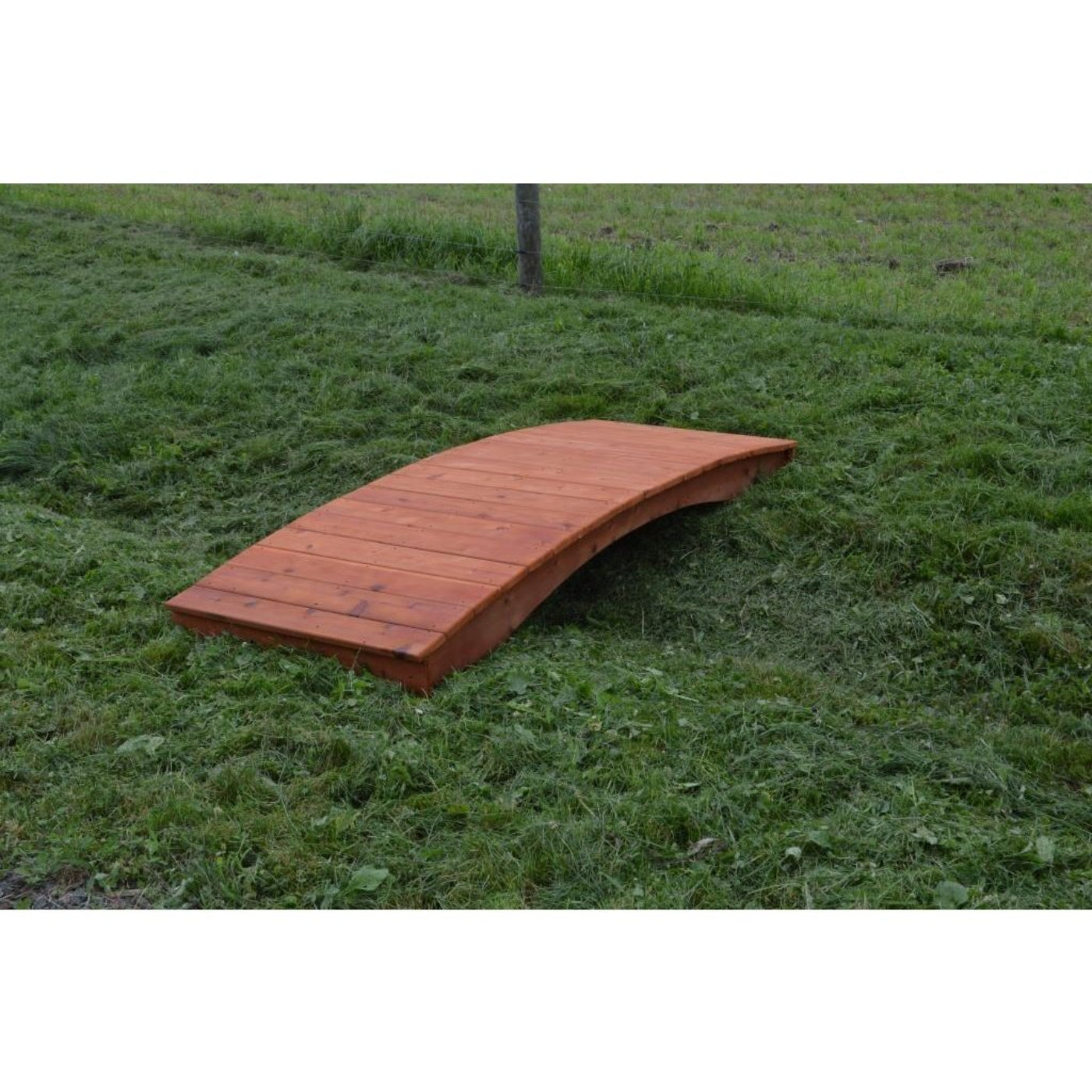 A & L Furniture Plank Garden Cedar Bridge - 3004C-UNF
