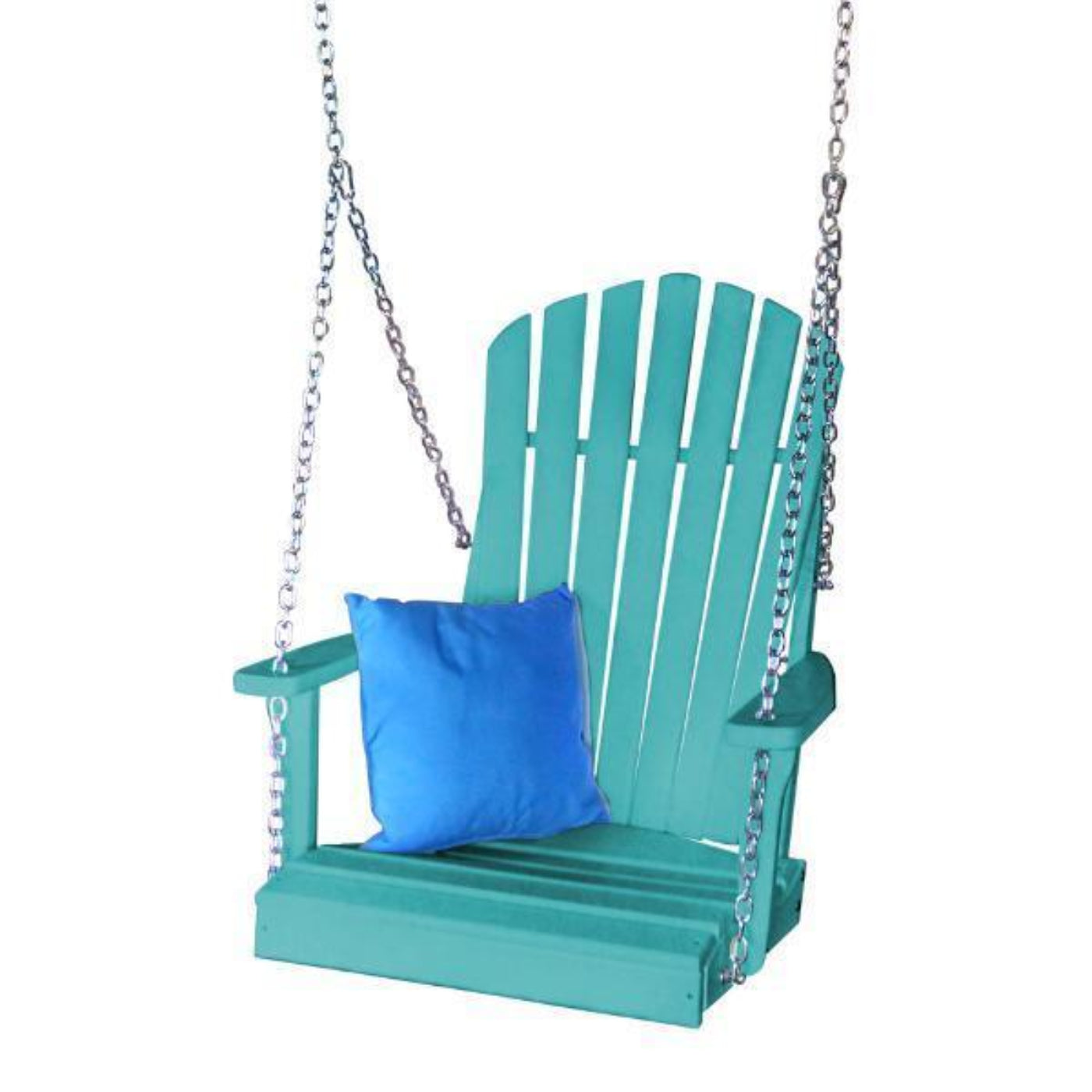A & L Furniture Poly Adirondack Chair Swing - 933-Blue