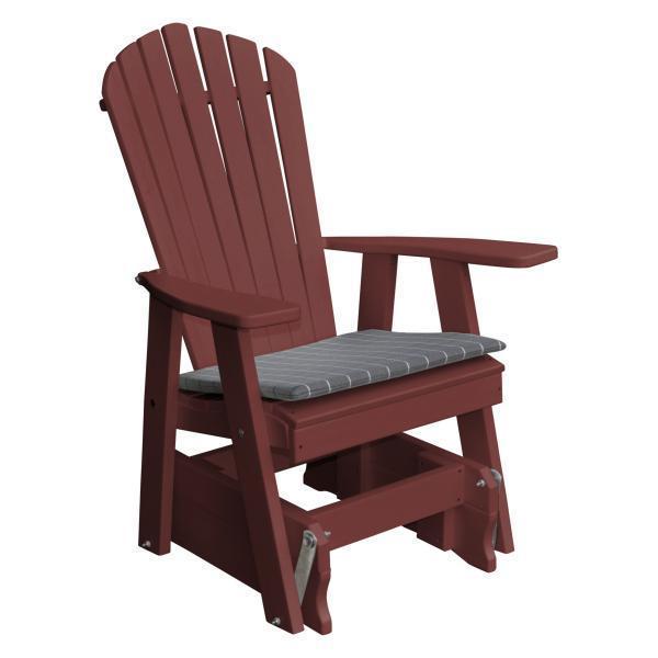 A & L Furniture Poly Adirondack Gliding Chair