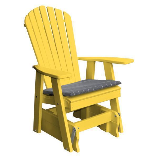 A & L Furniture Poly Adirondack Gliding Chair