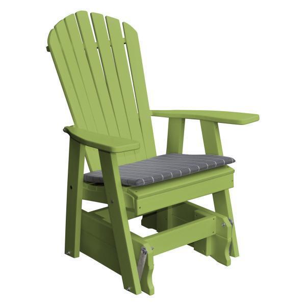A & L Furniture Poly Adirondack Gliding Chair