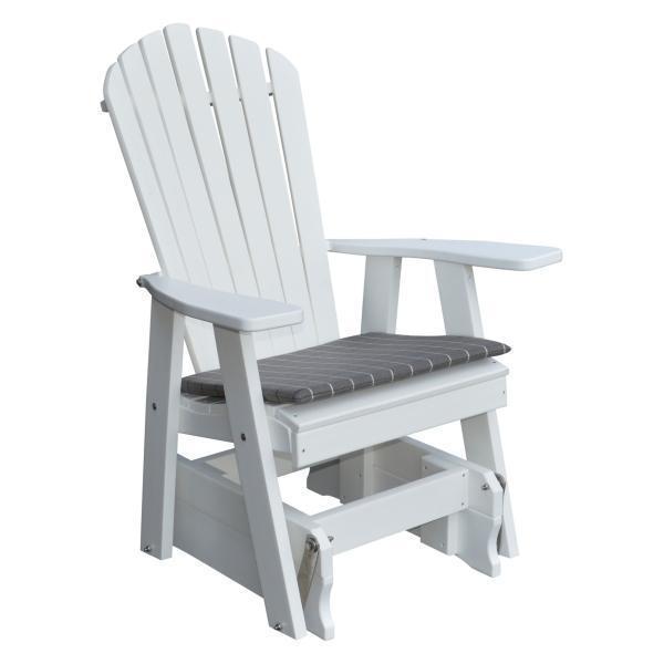 A & L Furniture Poly Adirondack Gliding Chair