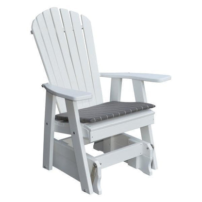 A & L Furniture Poly Adirondack Gliding Chair