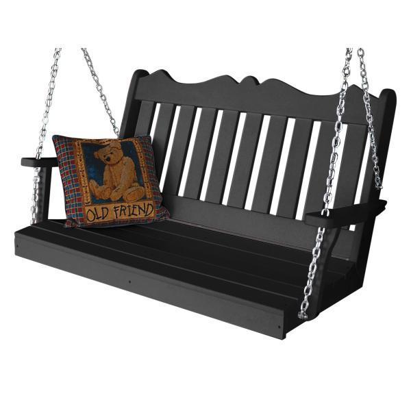 A & L Furniture Poly Royal English Swing - 865-4FT-Blue