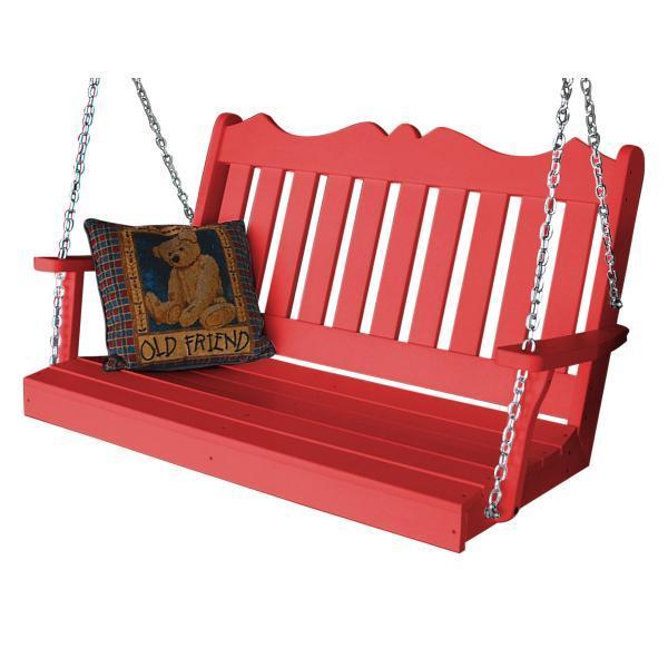 A & L Furniture Poly Royal English Swing - 865-4FT-Blue