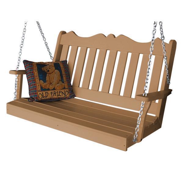 A & L Furniture Poly Royal English Swing - 865-4FT-Blue