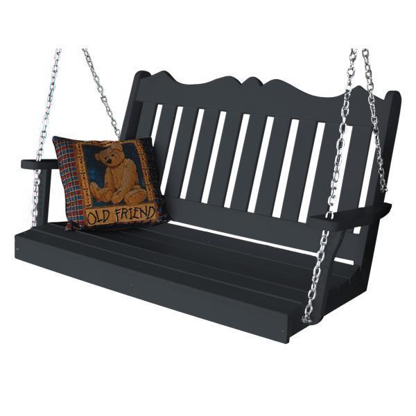 A & L Furniture Poly Royal English Swing - 865-4FT-Blue