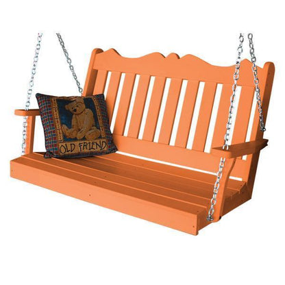 A & L Furniture Poly Royal English Swing - 865-4FT-Blue