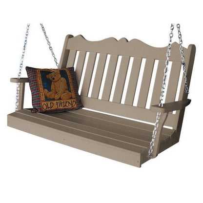 A & L Furniture Poly Royal English Swing - 865-4FT-Blue