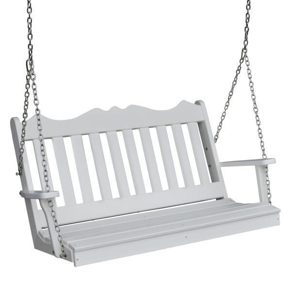 A & L Furniture Poly Royal English Swing - 865-4FT-Blue