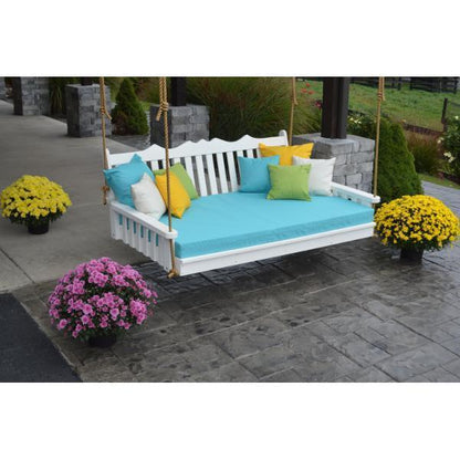 A & L Furniture Poly Royal English Swingbed - 945-4FT-Blue