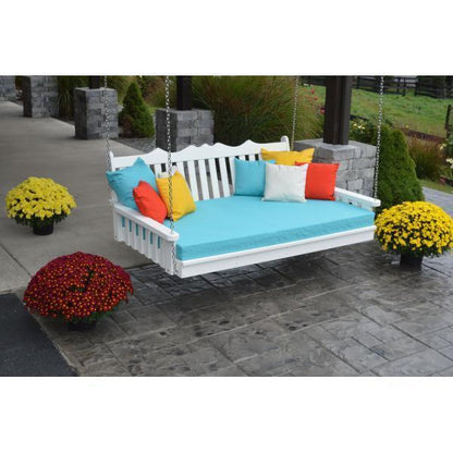 A & L Furniture Poly Royal English Swingbed - 945-4FT-Blue