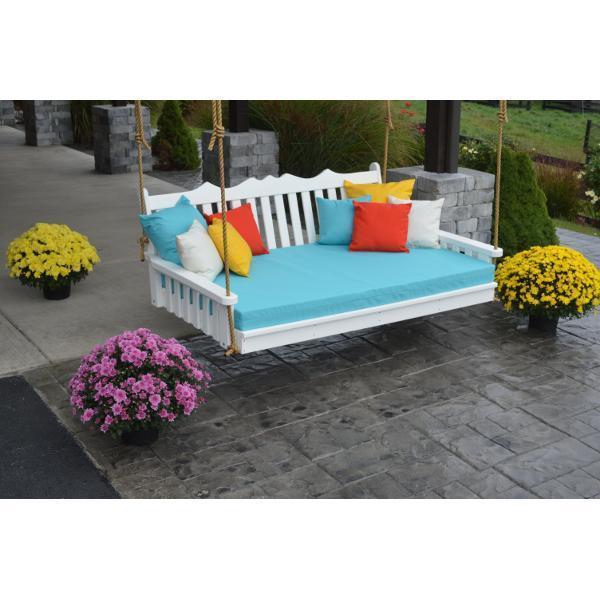 A & L Furniture Poly Royal English Swingbed - 945-4FT-Blue