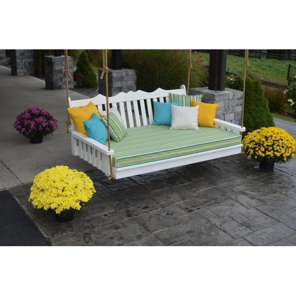A & L Furniture Poly Royal English Swingbed - 945-4FT-Blue