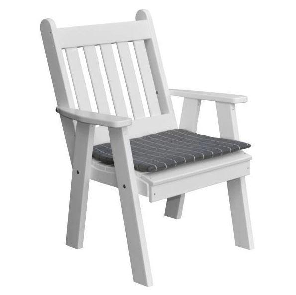 A & L Furniture Poly Traditional English Chair - 911-Blue