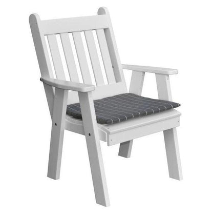 A & L Furniture Poly Traditional English Chair - 911-Blue