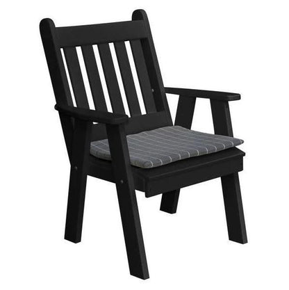 A & L Furniture Poly Traditional English Chair - 911-Blue