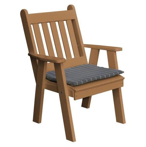 A & L Furniture Poly Traditional English Chair - 911-Blue