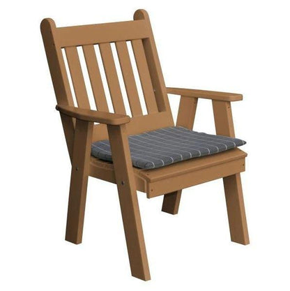 A & L Furniture Poly Traditional English Chair - 911-Blue
