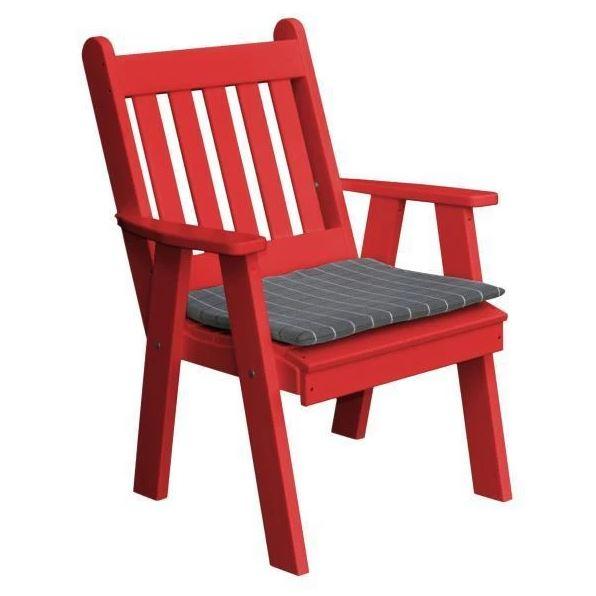A & L Furniture Poly Traditional English Chair - 911-Blue