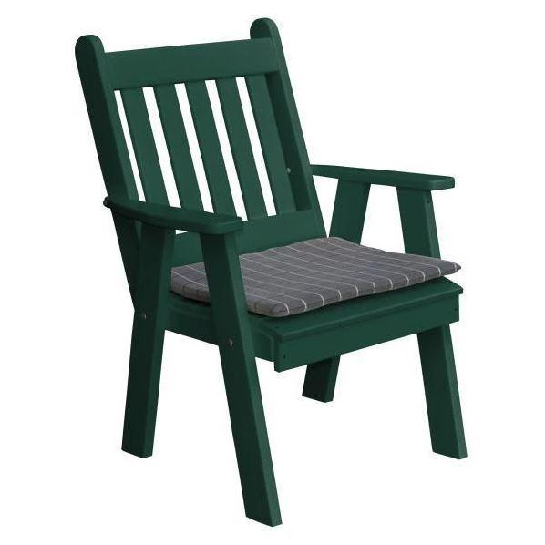 A & L Furniture Poly Traditional English Chair - 911-Blue