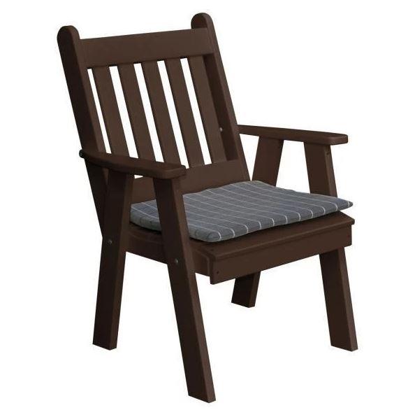 A & L Furniture Poly Traditional English Chair - 911-Blue
