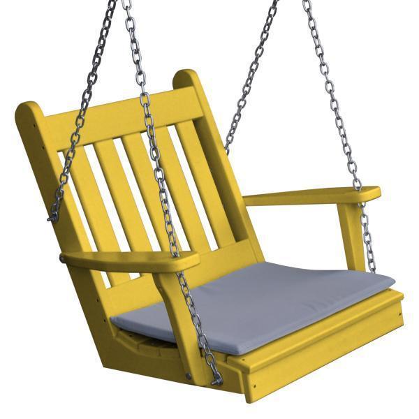 A & L Furniture Poly Traditional English Chair Swing